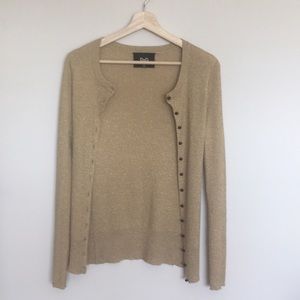 D&G Gold Metallic Cardigan